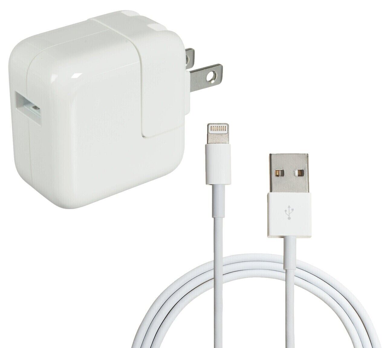 Original Apple 12W Wall Charger And 1M Lightning to USB Cable iPad's & iPhones's