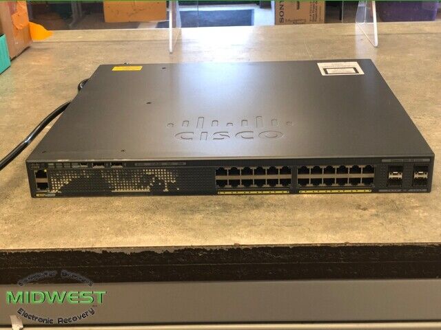 Cisco Catalyst WS-C2960XR-24PS-IV02 24-Port POE Switches