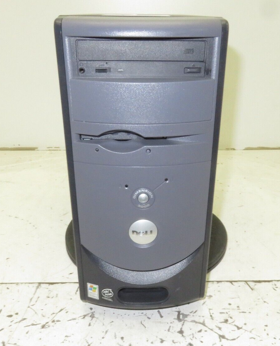 Dell Dimension 3000 Desktop Computer Intel Pentium 4 512MB 128GB SSD Windows 98