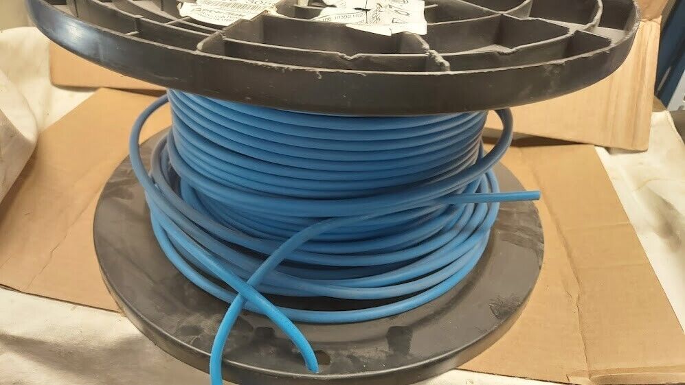 364FT Partial Roll LANmark-10G2 Augmented Cat 6a Plenum 4-Pair UTP Cable, Blue