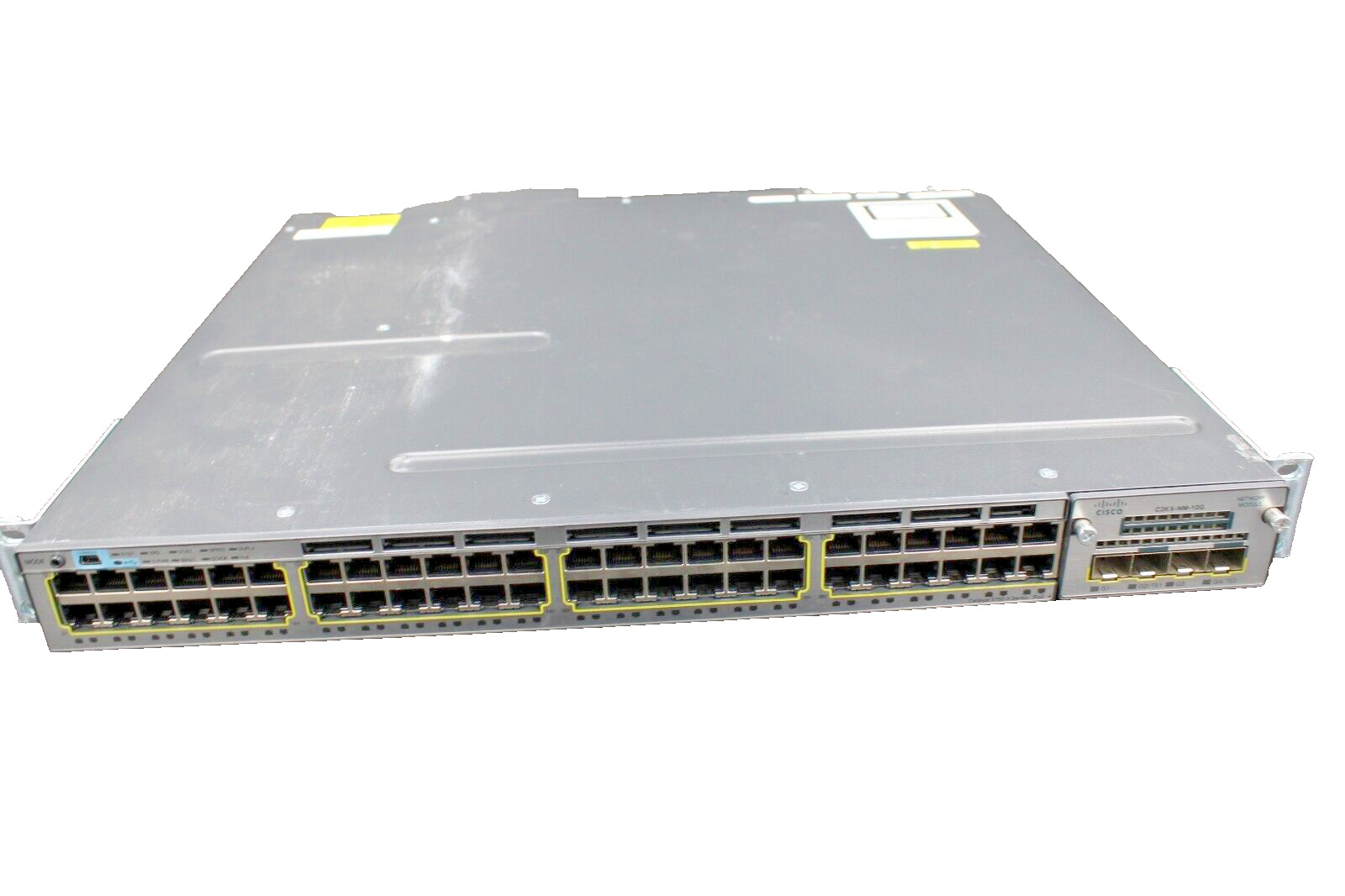Cisco Catalyst WS-C3750X-48P-S Gigabit Ethernet Network Switch C3KX-NM-10G 