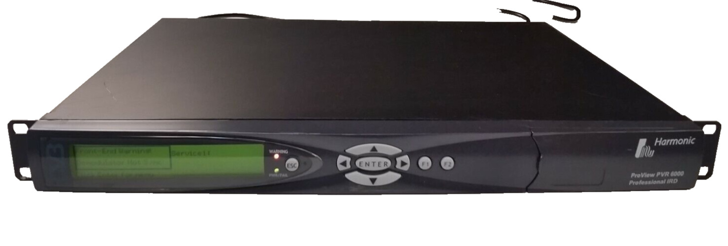 Harmonic ProView PVR6020 S Professional IRD PVR 6000 DVB Receiver Decoder 