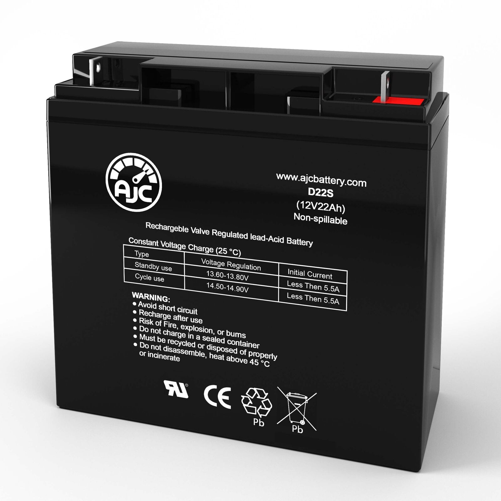 APC Matrix SmartCell MX5000 Matrix 5000 12V 22Ah UPS Replacement Battery