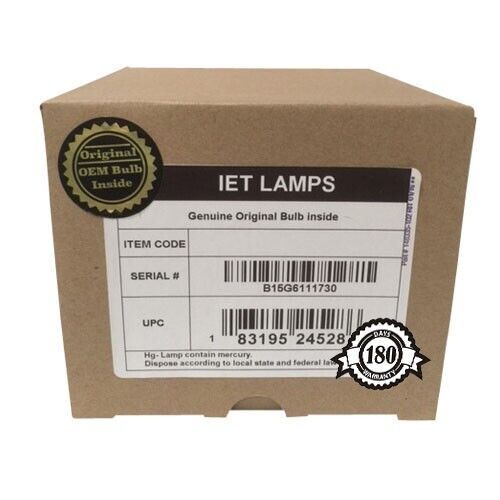 IET Genuine OEM Replacement Lamp for NEC NP2000 Projector (Ushio Bulb)