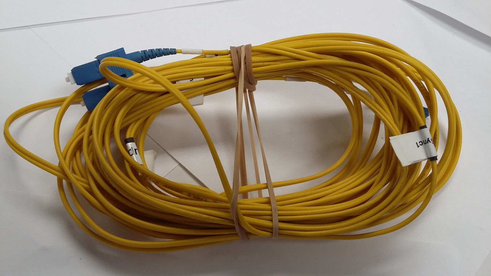 Optical Fiber Cable G652D 9/125 SM-2.0x4.1 LSZH 110902 07162M 34\' (lot of 3)