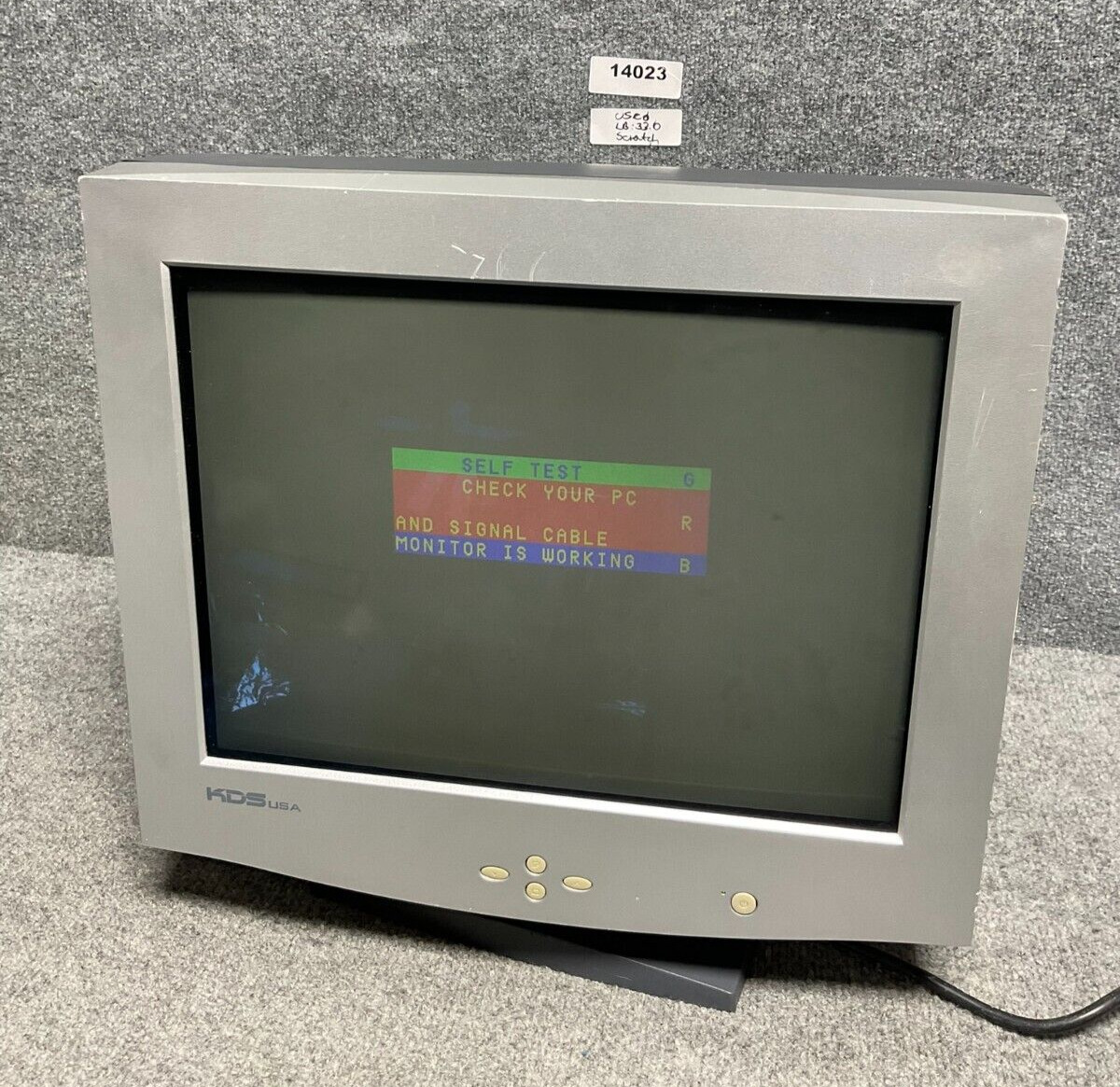 Gaming Monitor KDS USA XF-7b 786N CRT Retro in Gray