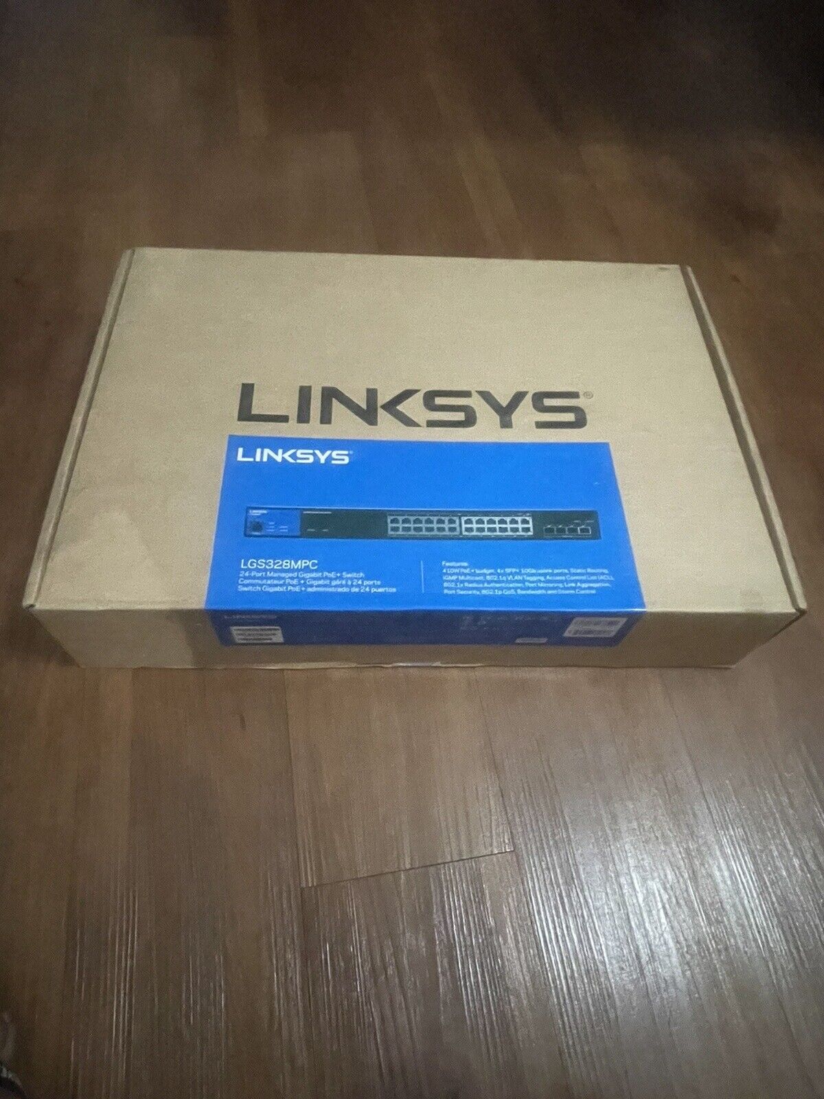 Linksys 24-Port Managed Gigabit PoE+ Switch LGS328MPC
