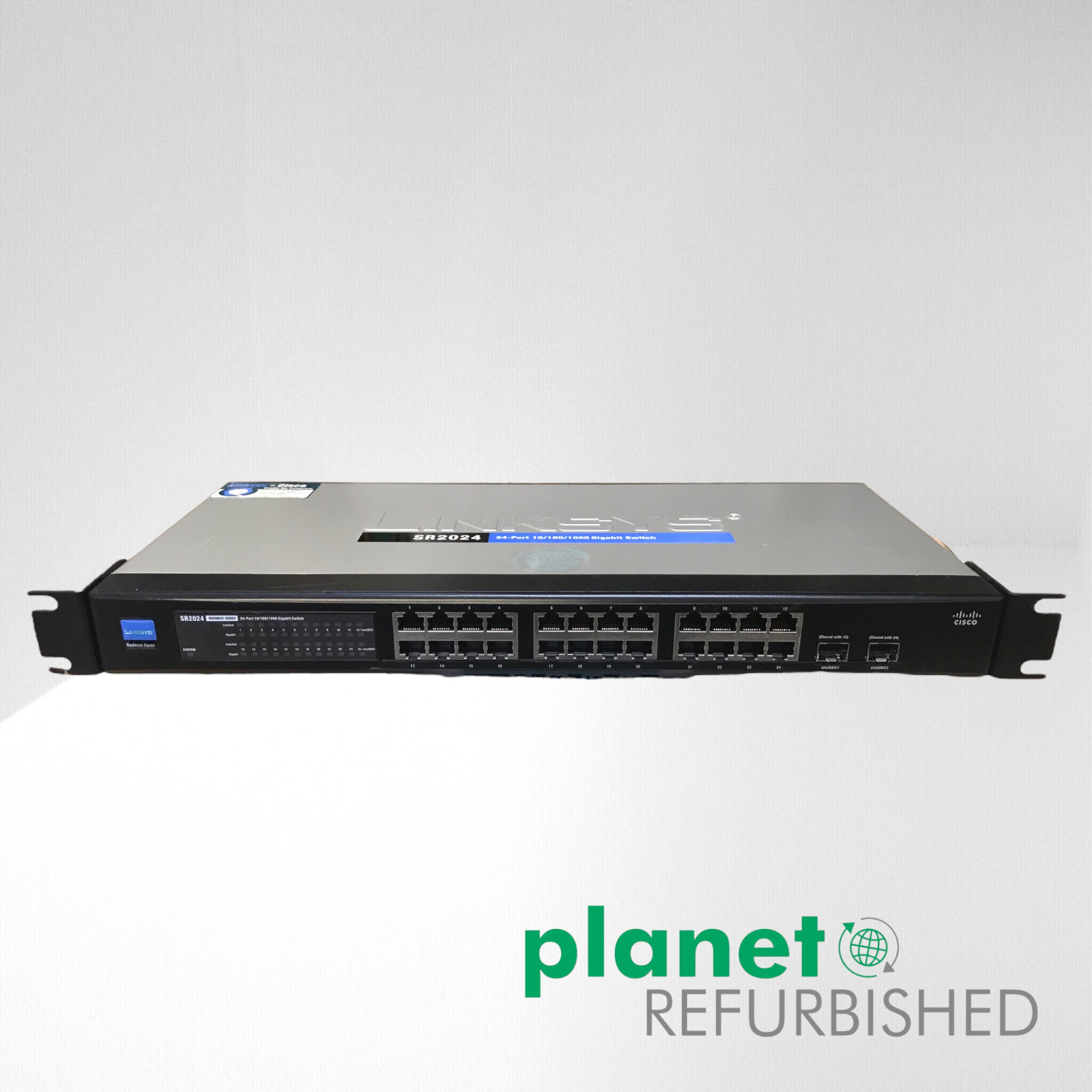 ✅ SR2024 Linksys, 24-Port 10/100/1000  Gigabit Switch 