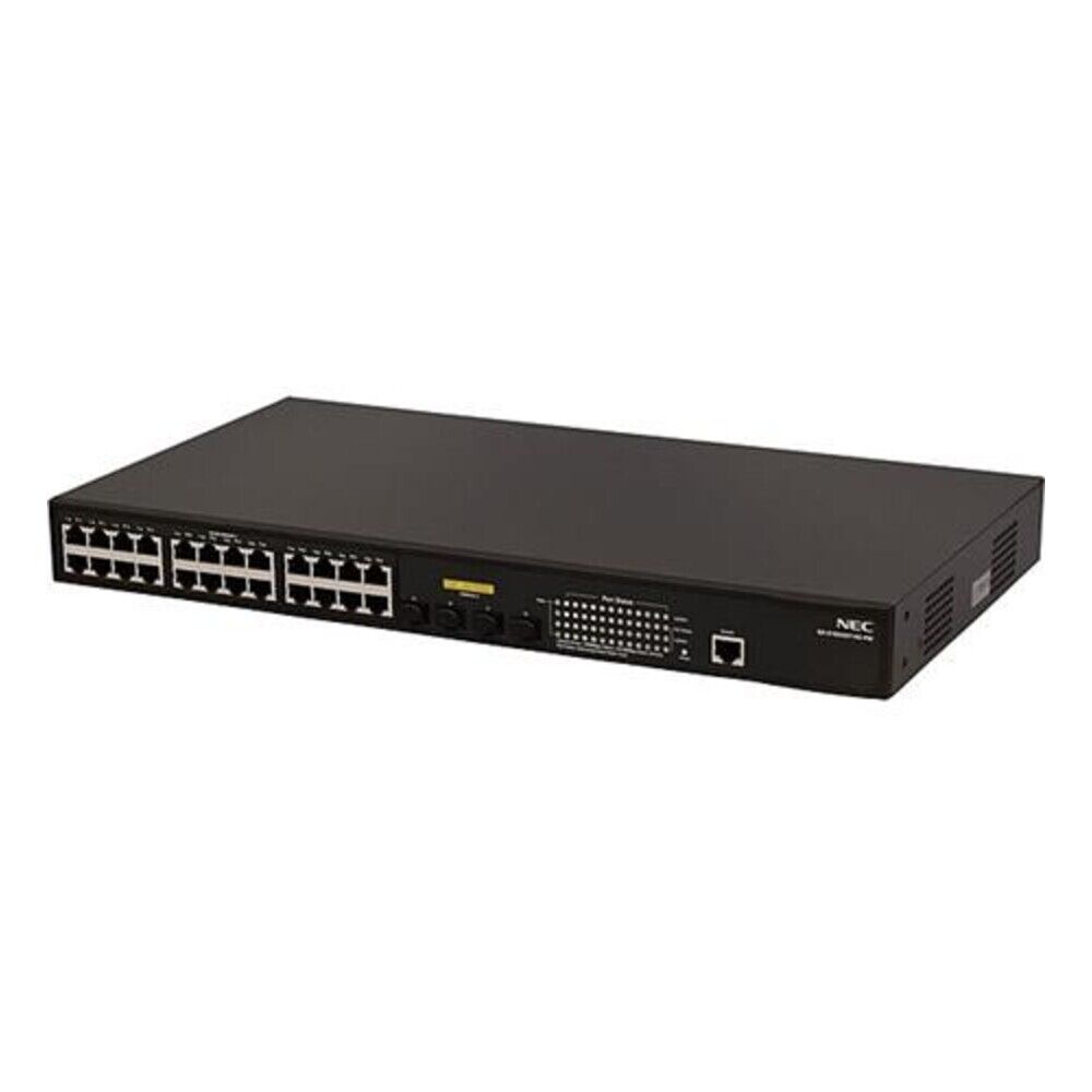 24-Port NEC Gigabit PoE Switch QX-S1024GT-4G-PW (B02014-F1006)