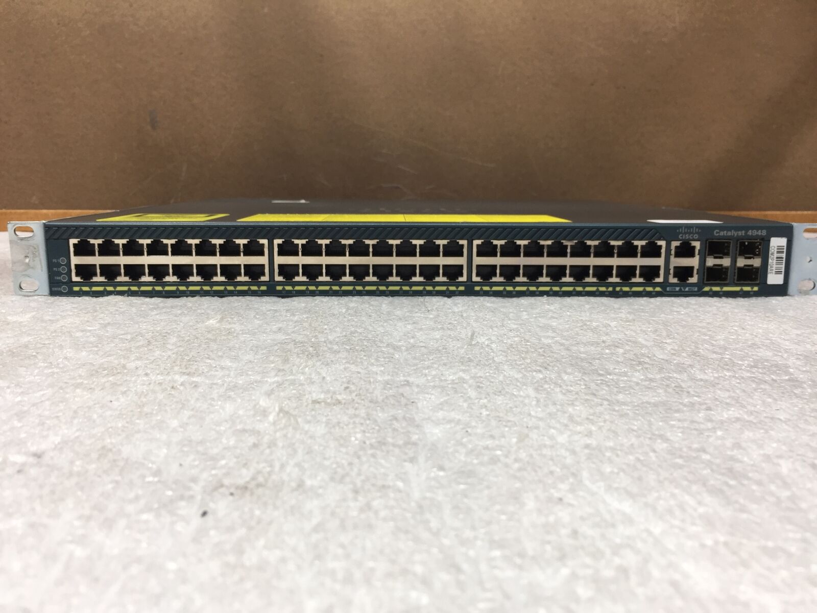 Cisco Catalyst 4948 Series 48-Port Gigabit Switch | WS-C4948-S V08 | 2x PSU