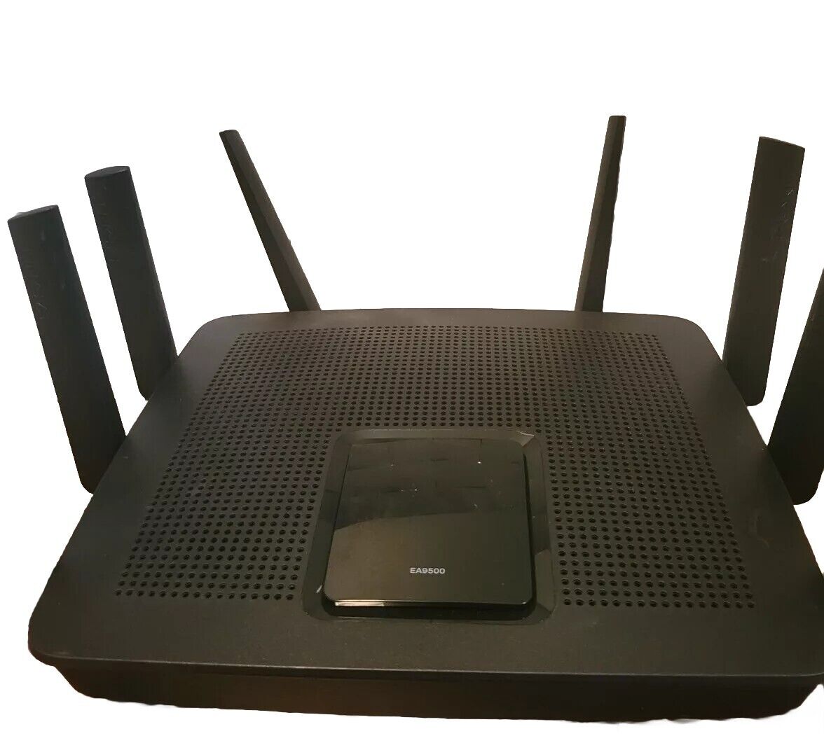 Linksys EA9500 V1.1 MAX-STREAM Gigabit Router, WiFi speeds up to 5.3 Gbp. READ