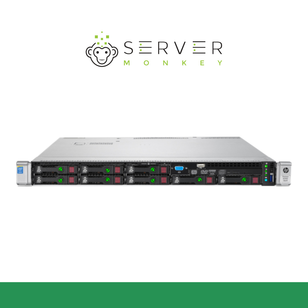 HP ProLiant DL360 G9 Server | 2 x E5-2680v3 24 Cores | 32GB | P440 | 2x Trays