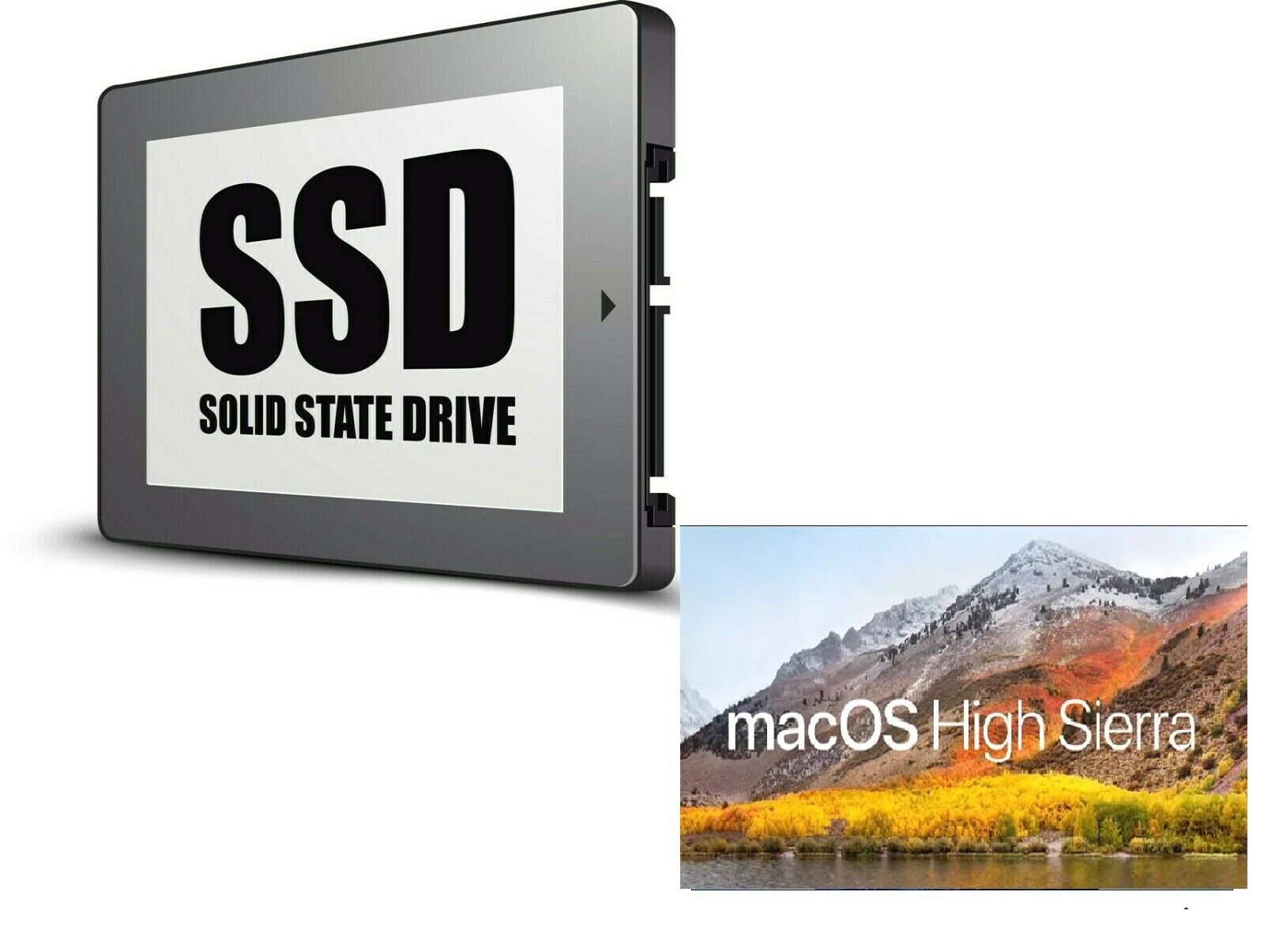 128GB SSD 2010 2011 2012 MacBook Pro & Mini Apple A1278 A1286 A1297 High Sierra