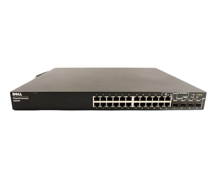 Dell PowerConnect 6224P 24-Port Gigabit Managed PoE Ethernet Switch