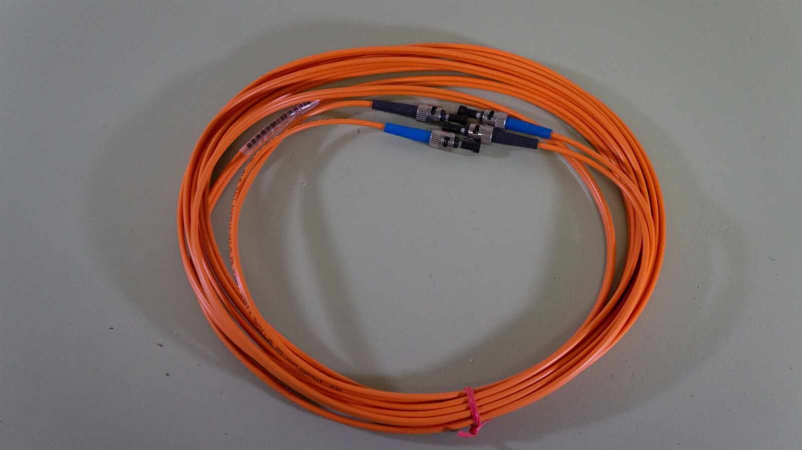 TE Connectivity AMP Connectors 503995-4 Fiber Optic Cable ST-ST Duplex 5M - New