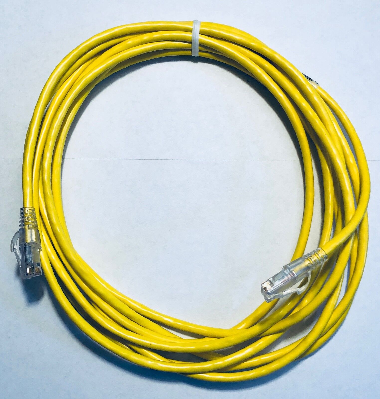 TE AMP CommScope 14ft CAT 6 Slimline Patch Cable Yellow
