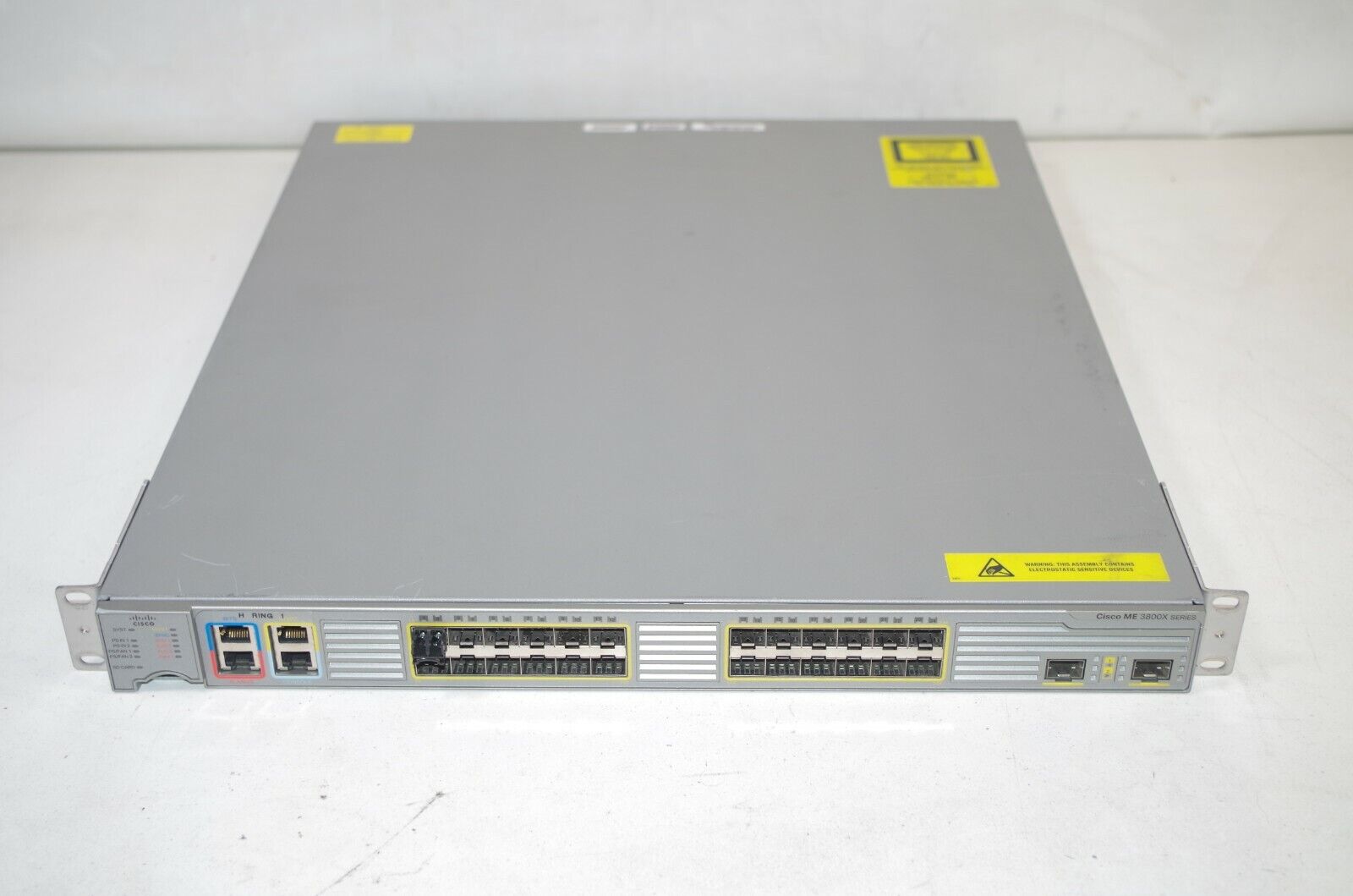 Cisco ME-3800X-24FS-M Carrier Switch Router - DUAL AC POWER