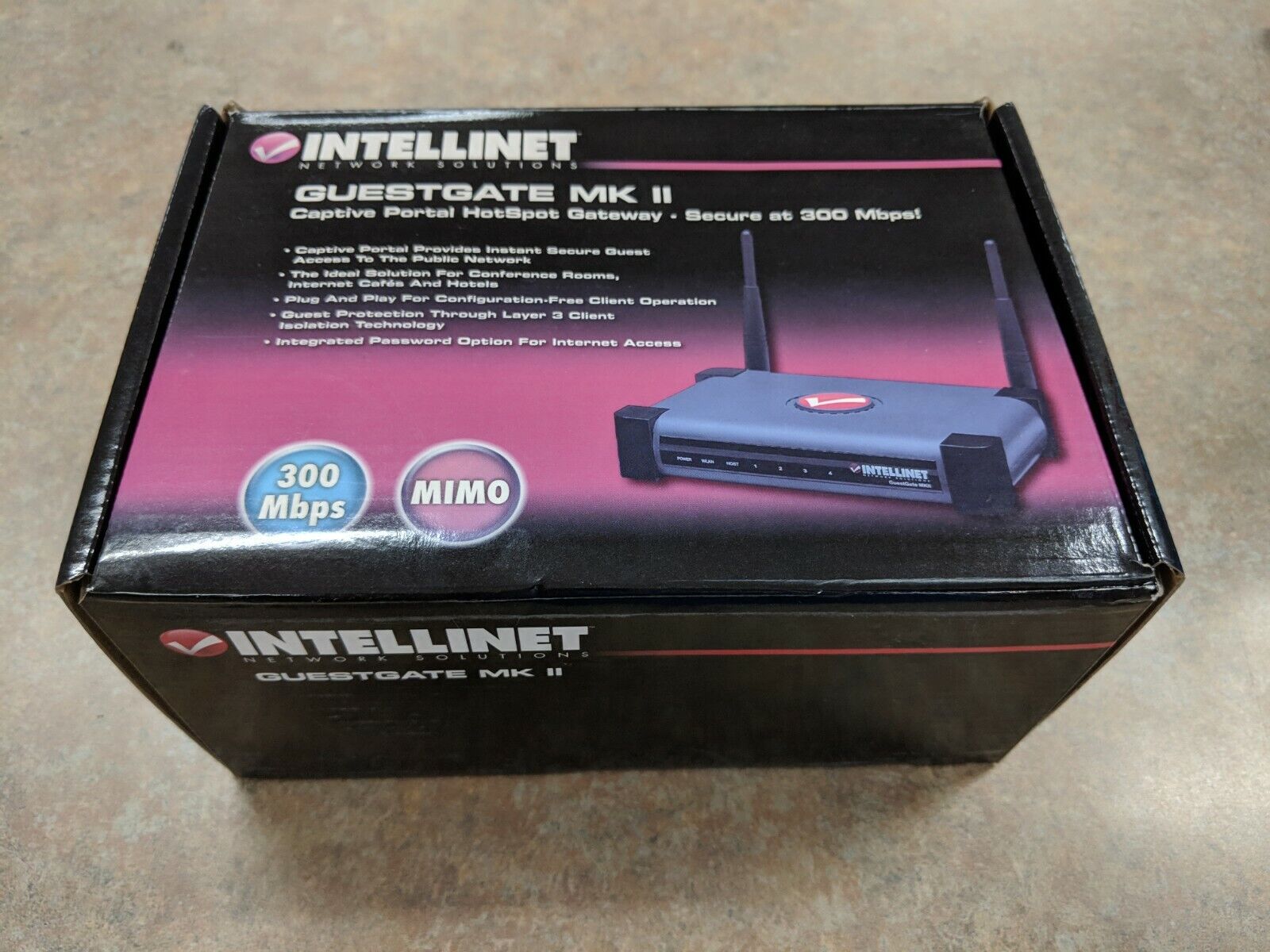 Intellinet GuestGate MK II Wireless 300N HotSpot Gateway (524827)