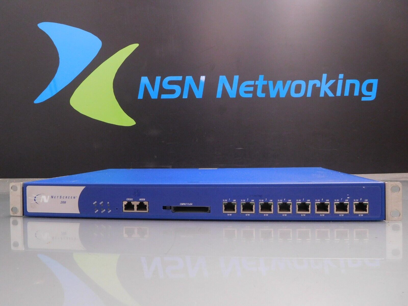 Juniper NetScreen 208 NS-208-001 VPN Firewall Network Security Appliance