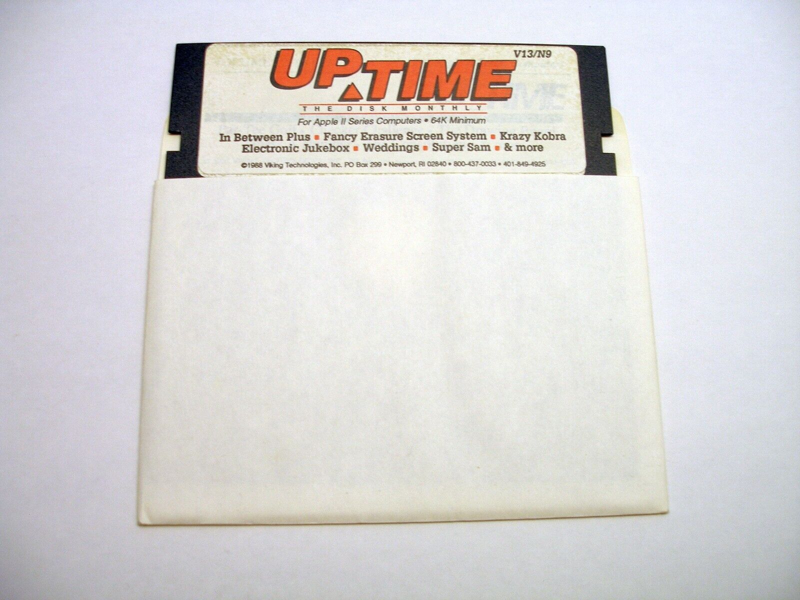 RARE 1987 Apple II Uptime Magazine with Krazy Kobra by John Romero