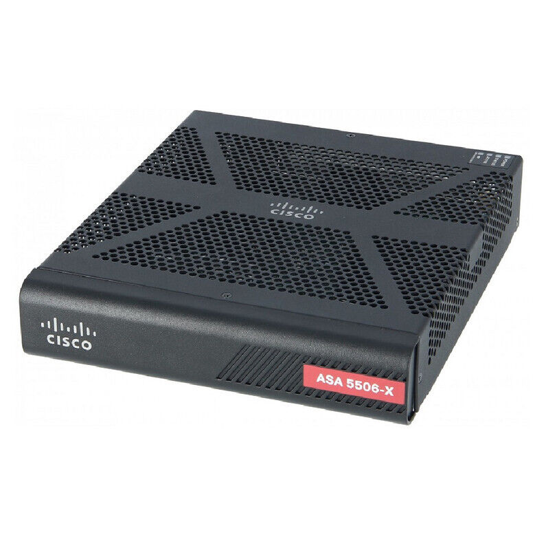 Cisco ASA5506-SEC-BUN-K9 8-Ports 10/100/1000Base-T GbE Firewall 1 Year Warranty