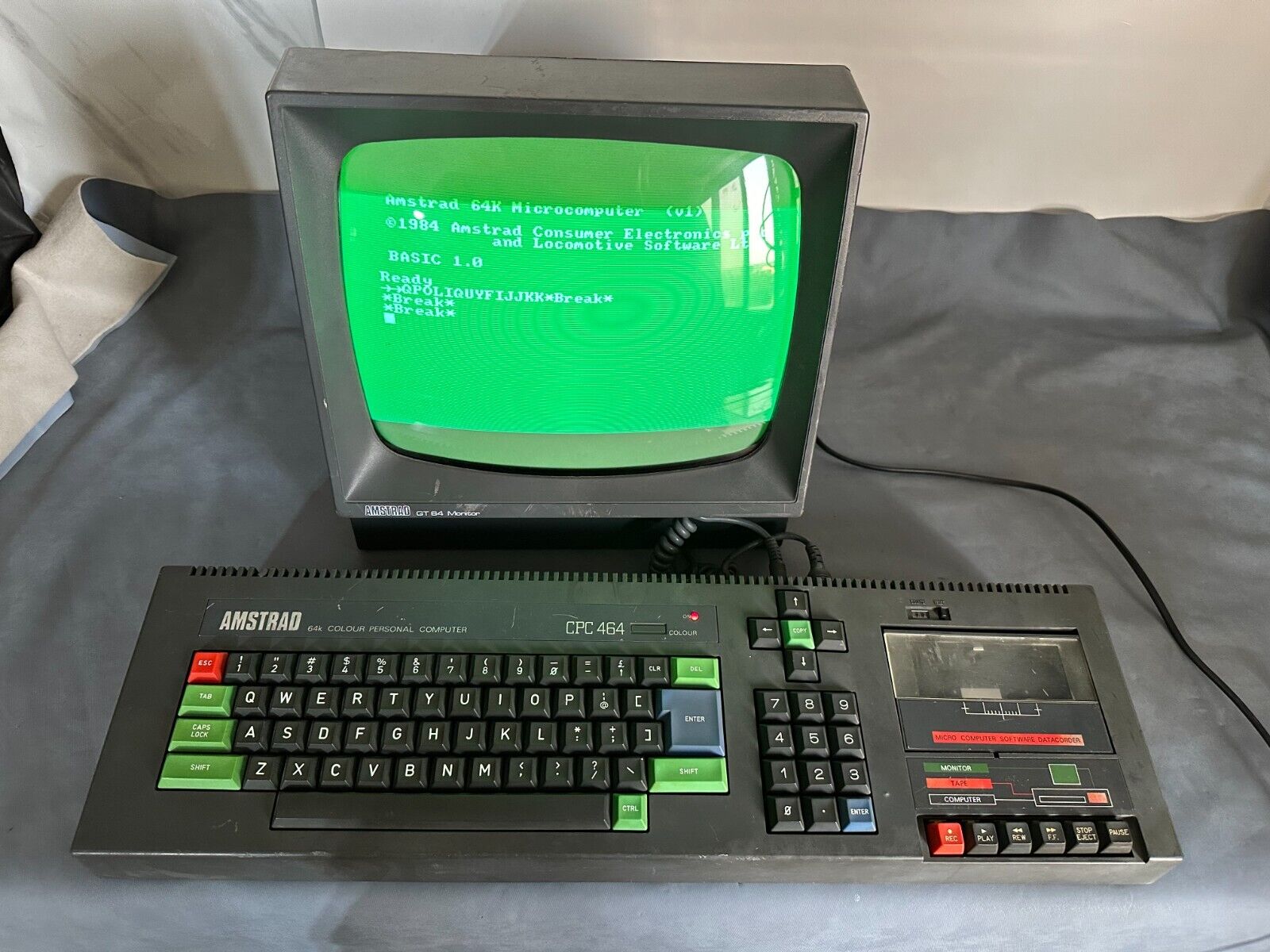 Vintage Amstrad GT-64 Monitor CPC For Personal Computer
