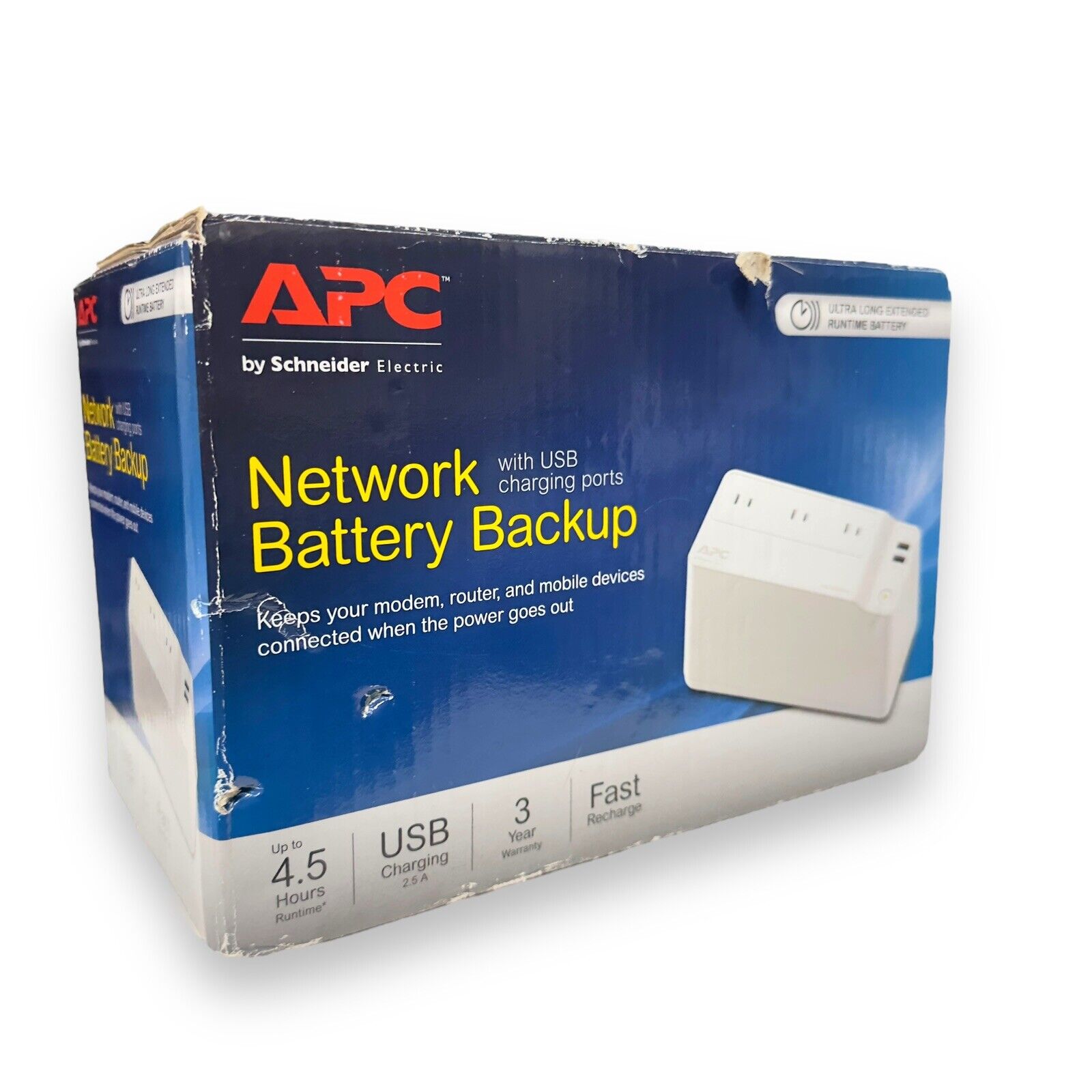 APC Back-UPS Connect BGE90M, 120V, Network Batt Backup with USB Charging Ports