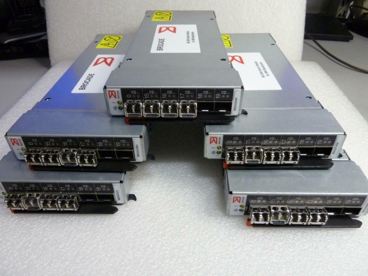 IBM Brocade 8GB SAN Switch Module for IBM BladeCenter  20-port 44X1926 Lots of 5