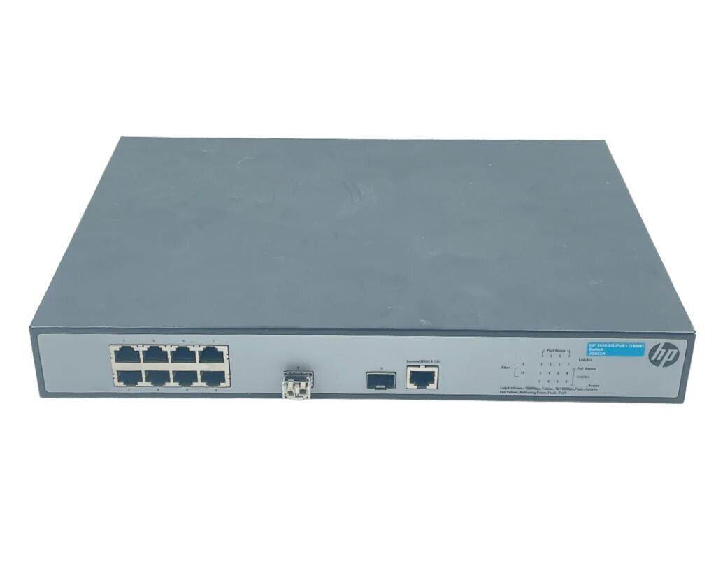 HP OfficeConnect 1920-8G-PoE+ 1920 Series 8 Port PoE+ Switch JG922A