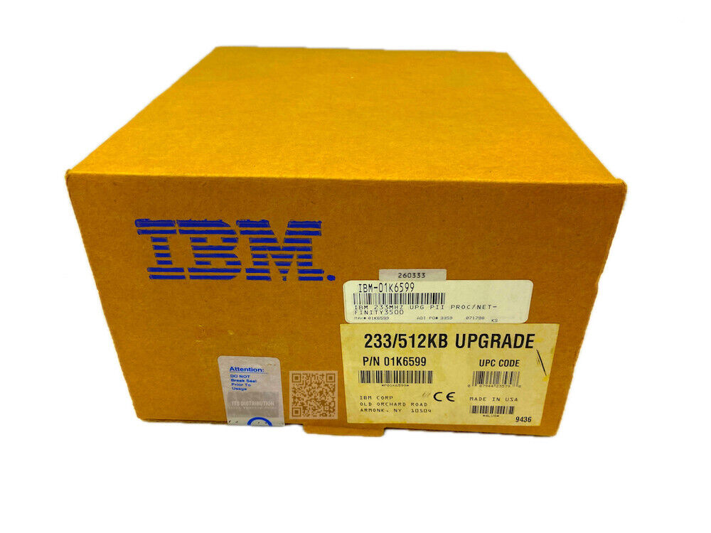 01K6599 I New Sealed IBM P/233/512K Processor for Netfinity 3500 233MHz