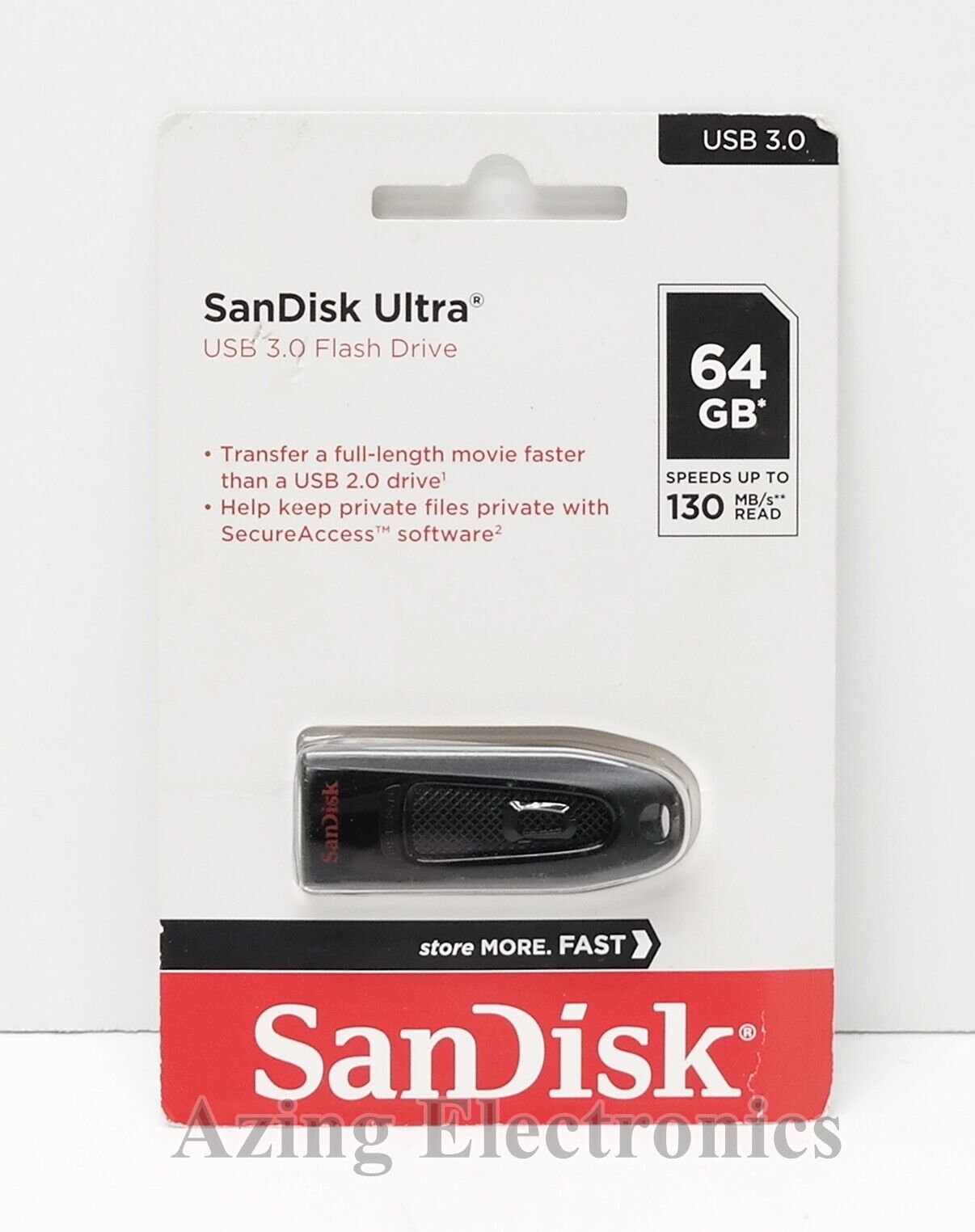 SanDisk Ultra 64GB USB 3.0 Flash Drive SDCZ48-064G-AW46 
