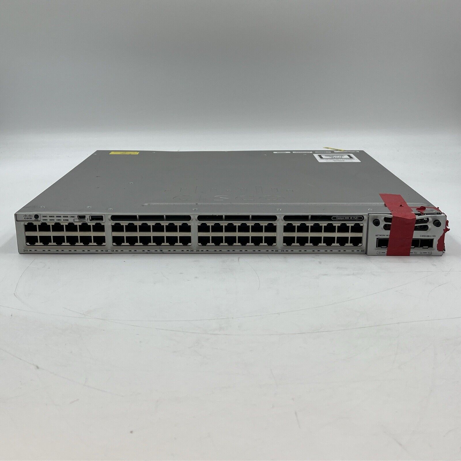 Cisco WS-C3850-48F-L - 48 Ports PoE - Fully Managed Ethernet Switch. For Parts