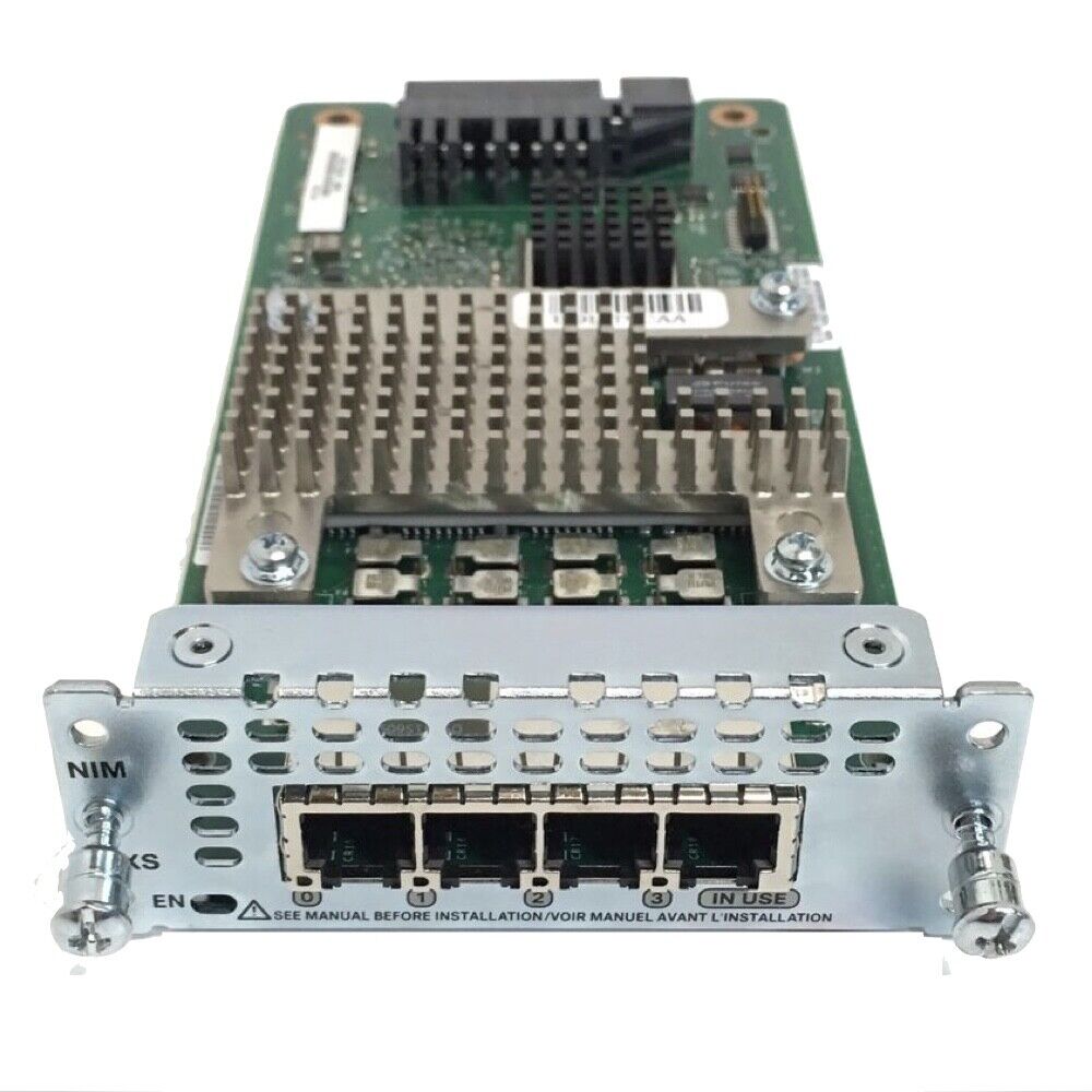 CISCO NIM-4FXS 4-port Network Interface Module FXS for ISR 4000 Series Routers