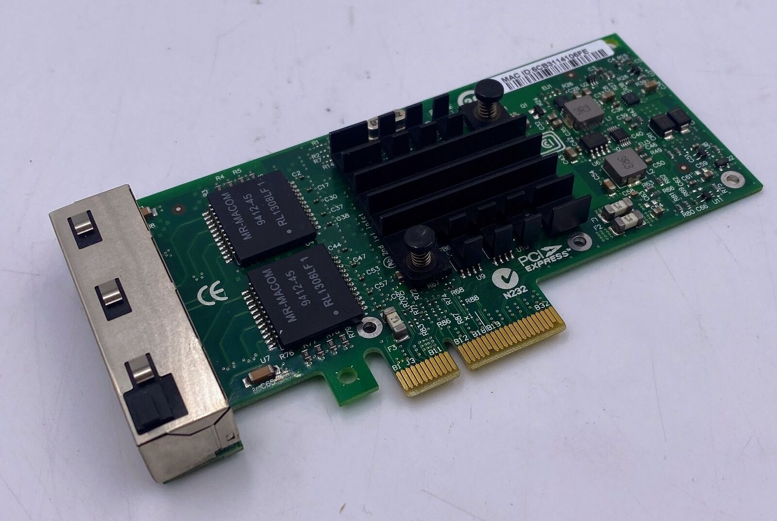 AddOn 4-Port Gigabit Ethernet NIC ADD-PCIE-4RJ45, PCIe x4