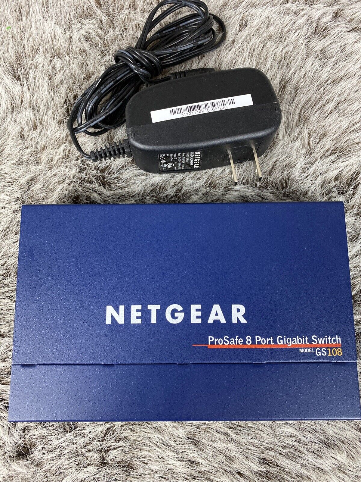 NETGEAR GS108 ProSafe 8-Port 10/100/1000 Mbps Gigabit Desktop Switch Working