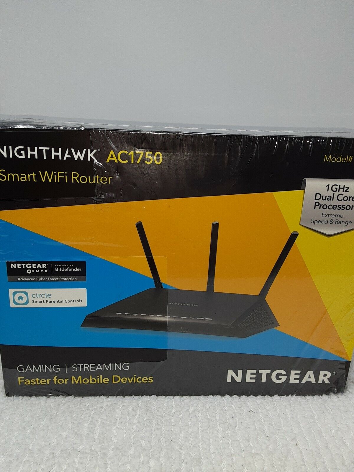 NETGEAR NIGHTHAWK AC1750 SMART WIFI ROUTER GAMING #R6700 BRAND NEW SEALED 
