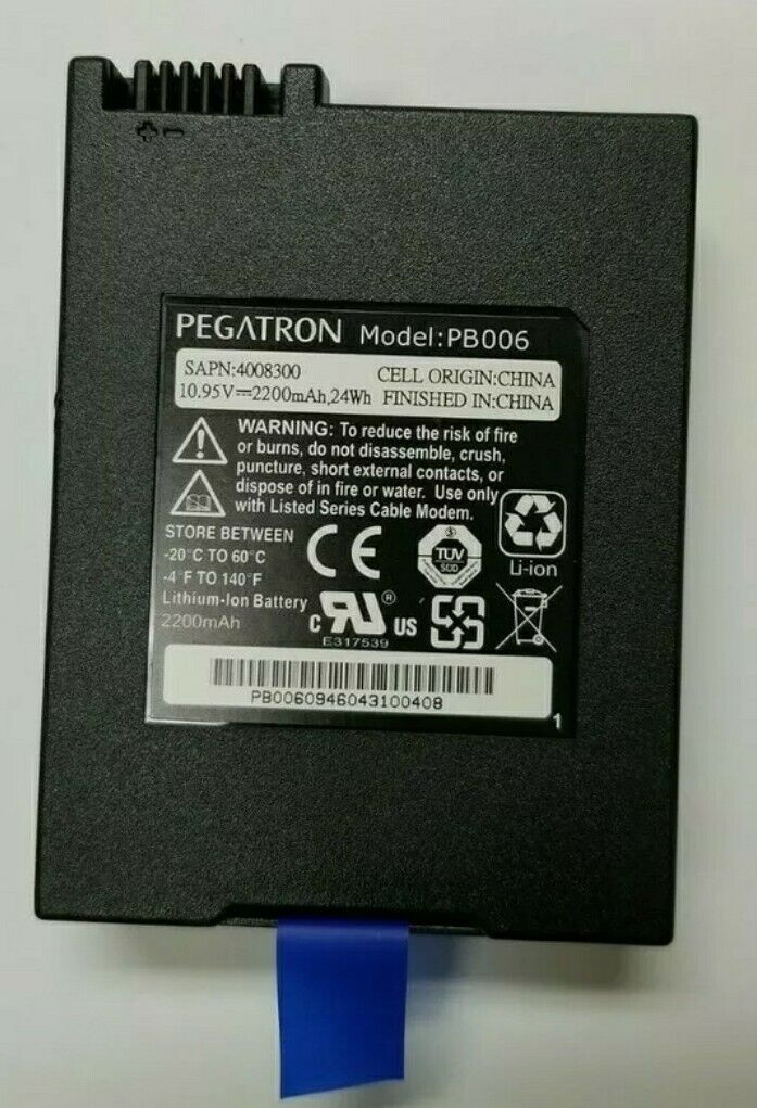 Pegatron PB006 Cisco Gateway Lithium-ion Battery pack 10.95V 2200mAh 24 WH xx