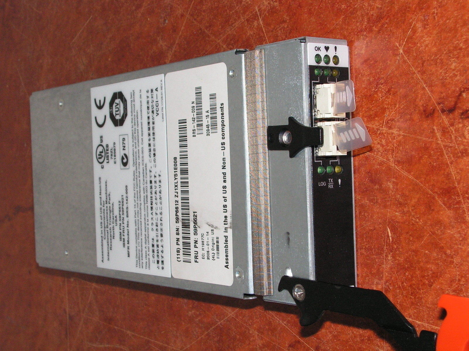 IBM Fibre Channel 2-Ports Switch Module For IBM Bladecente 59P6621