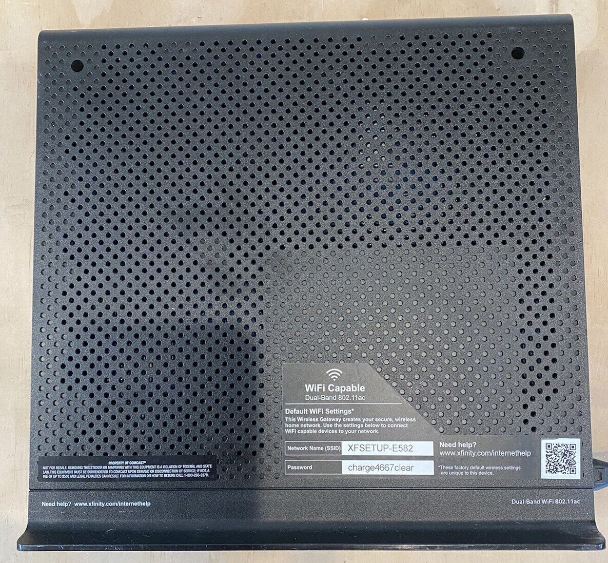 Xfinity Arris TG1682G Dual Band Wireless 802.11ac Cable Modem Router 