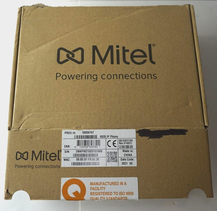 Mitel MiVoice 6920 IP Phone (50006767) - New - Bulk
