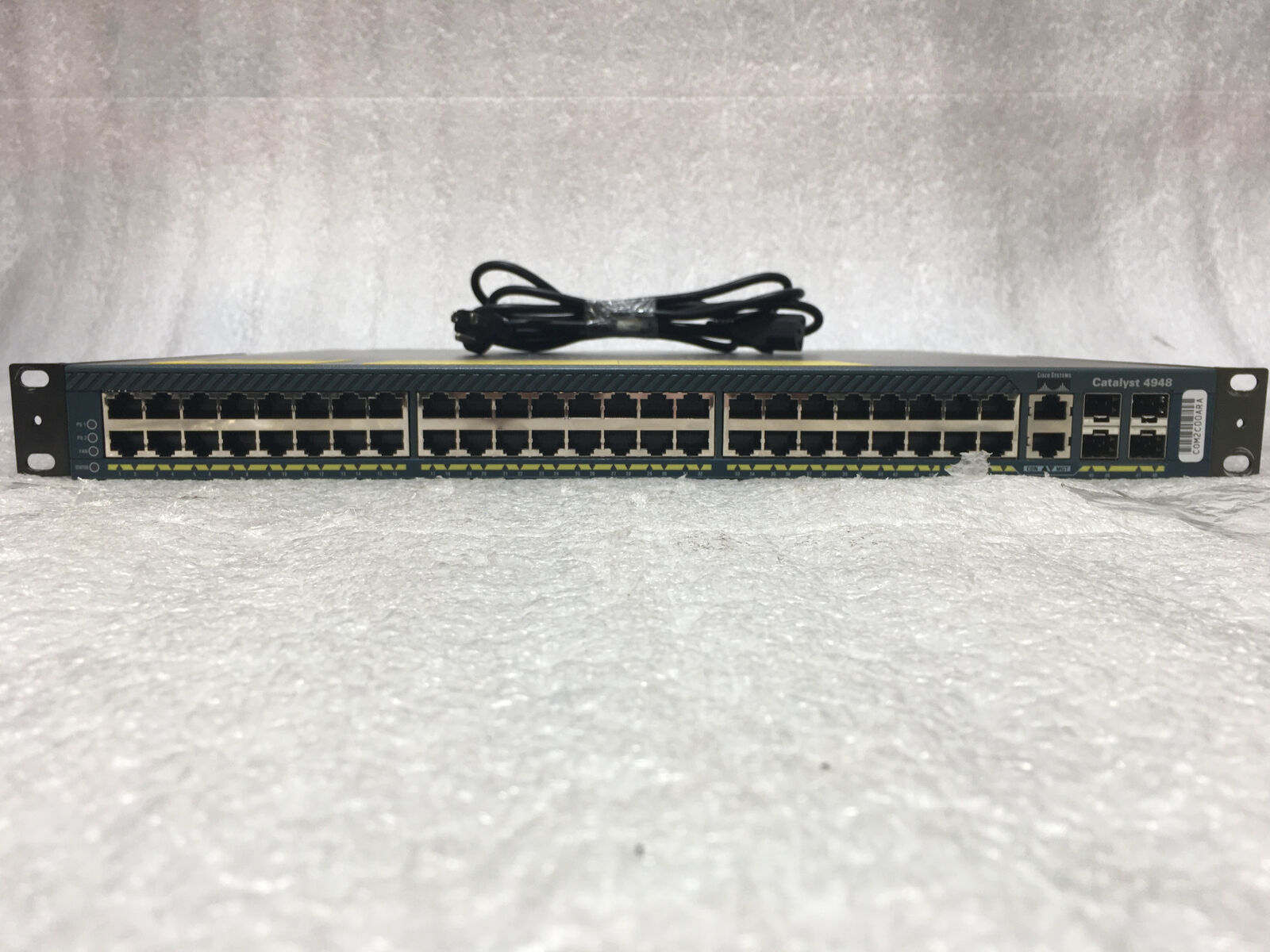 Cisco WS-C4948-S 48 Port Managed Gigabit Ethernet Switch w/ 4x SFP & Dual AC Pwr