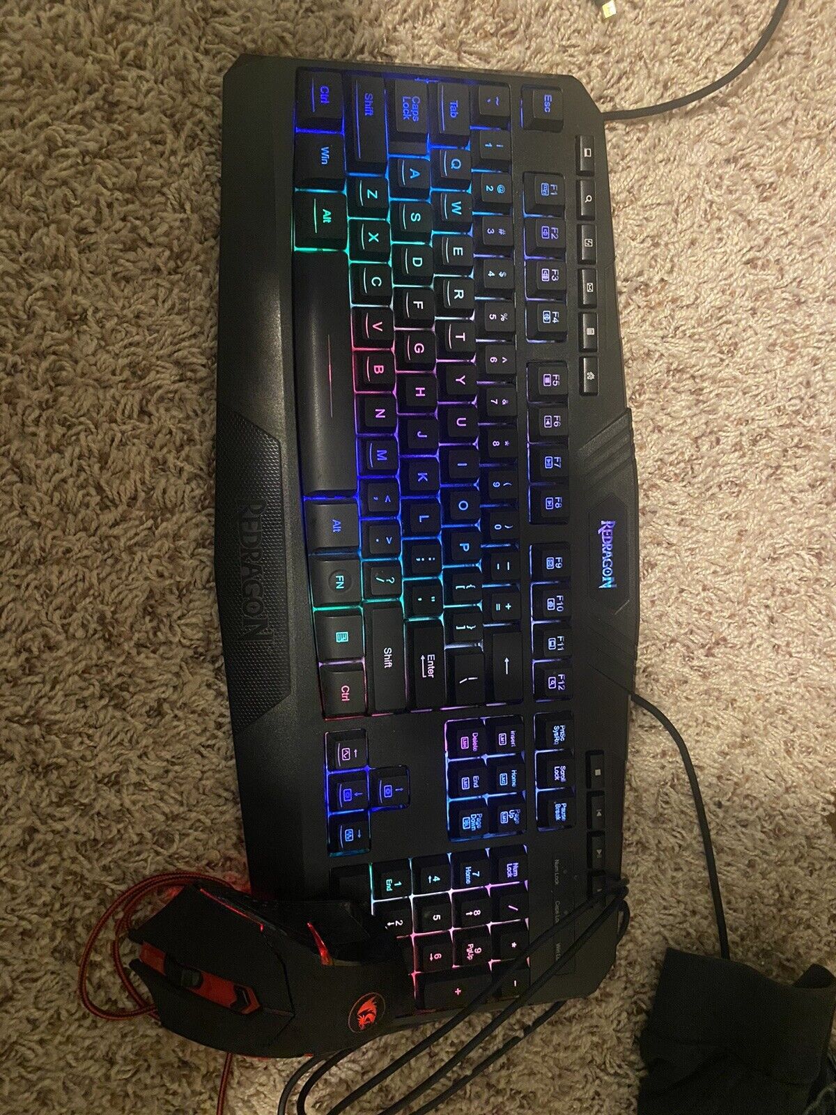 Red Dragon Pro Gaming Keyboard + Pro Mouse