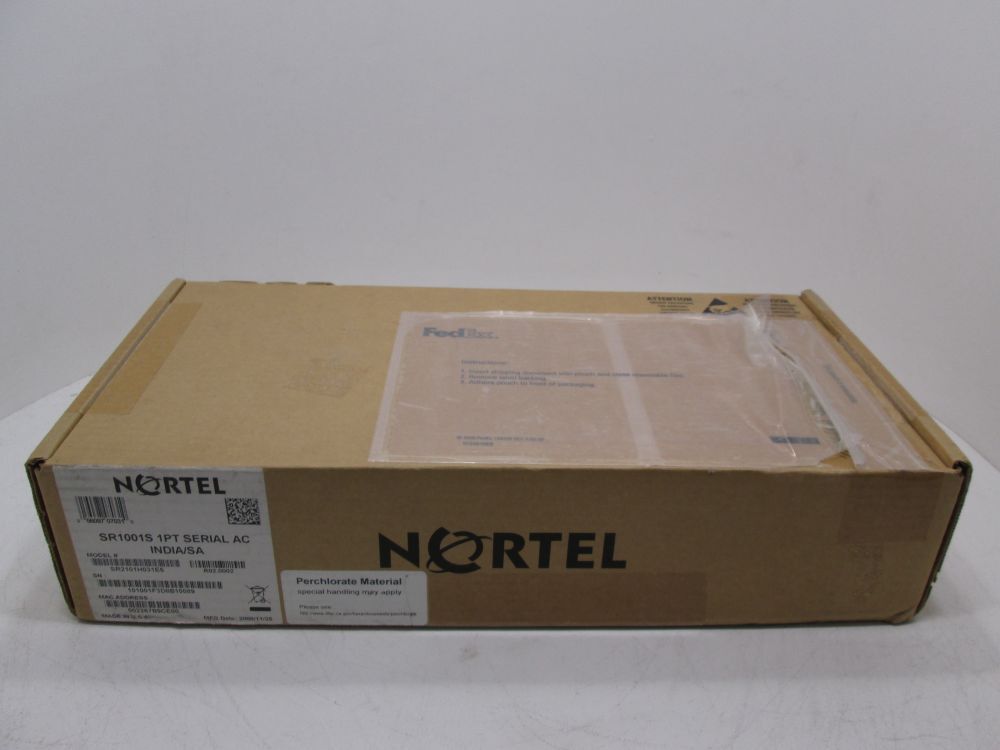 NOB Nortel SR2101H031E5 Secure Router 1001S 1-port active Serial + Warranty
