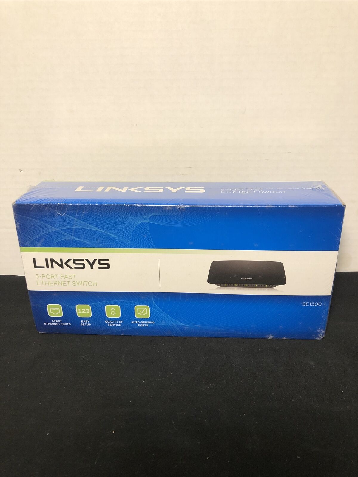 Linksys-Cisco SE1500 5-Port Plug and Play 10/100 Fast Ethernet Switch New Sealed