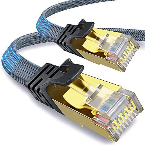 New Cat 8 Ethernet Cable Super Speed 40Gbps/2000Mhz RJ45 Connector Ethernet Cord