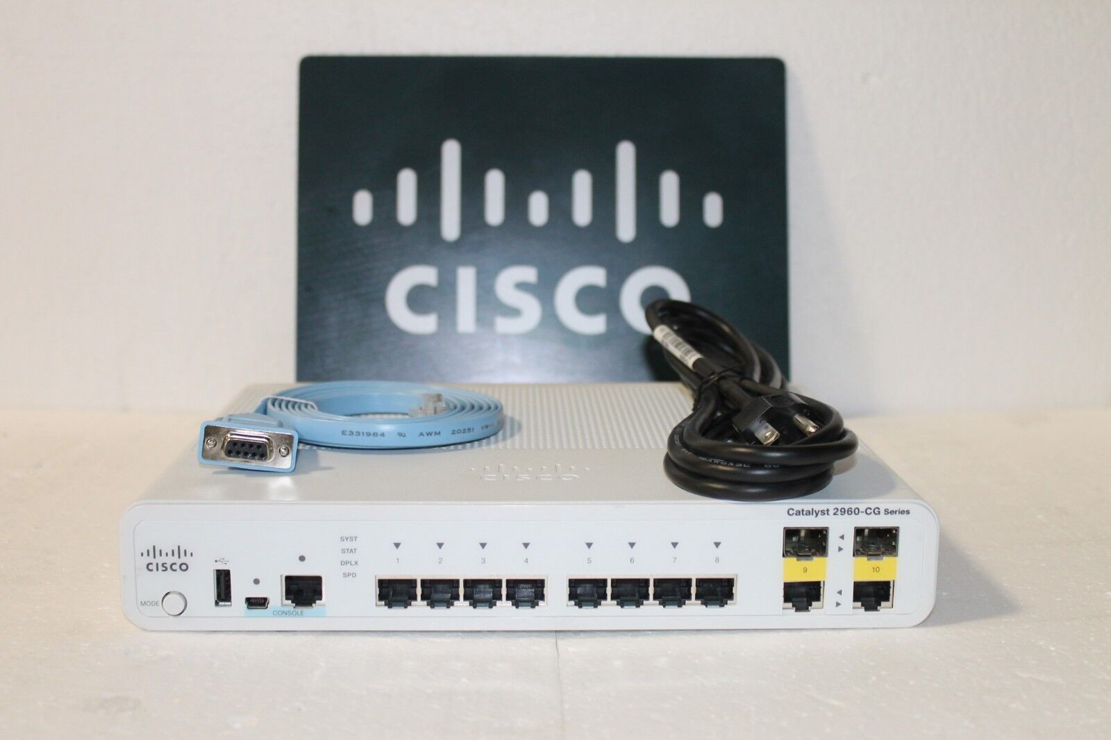 Cisco WS-C2960CG-8TC-L 8 Ethernet Ports, LAN Base Compact Switch -FAST SHIPPING-