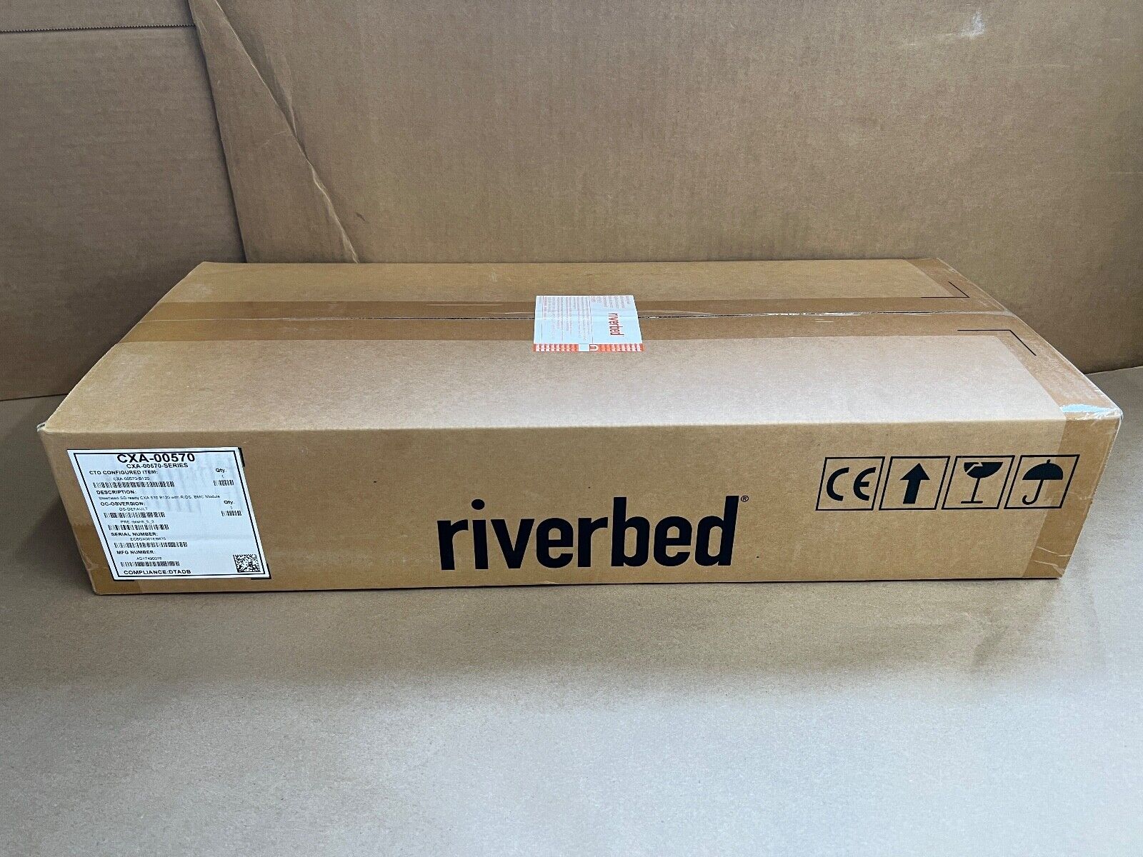RIVERBED STEELHEAD (CXA-00570-B120) WAN + SD READY WITH RiOS, BMC MODULE - [NEW]