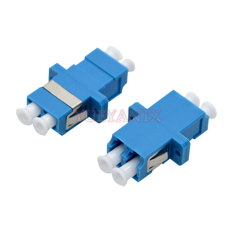 50pcs Optic Fiber Adapter Coupler LC UPC/APC SM MM Duplex Separated Connector