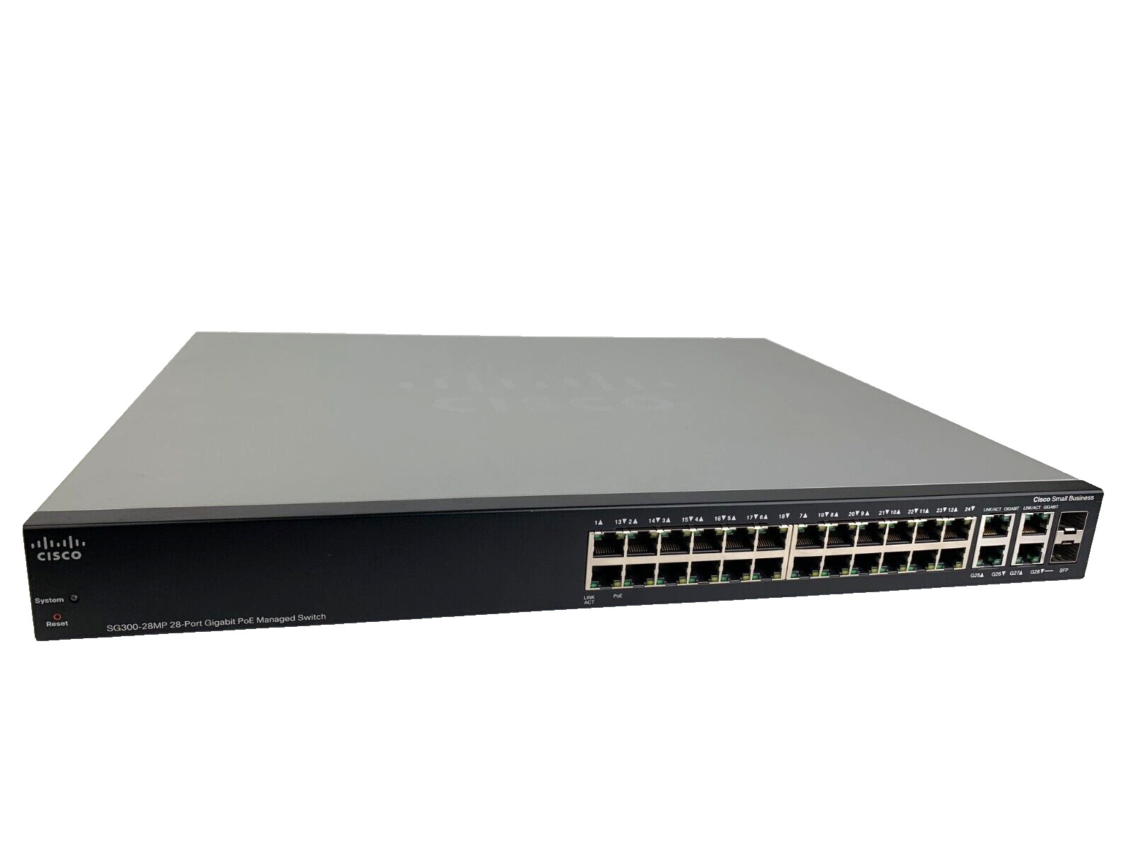 Cisco SG300-28MP-K9 28-Port Gigabit PoE Managed Switch