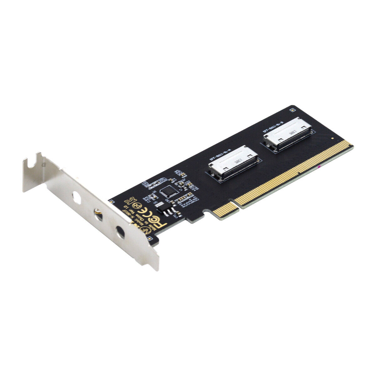 Chenyang PCIE PCI-Express 16x to Dual Oculink SFF-8612 SFF-8611 8x VROC Adapter
